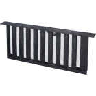 AirVent PMS-1 8 In. x 16 In. Black Manual Sliding Foundation Vent with Lintel Image 1