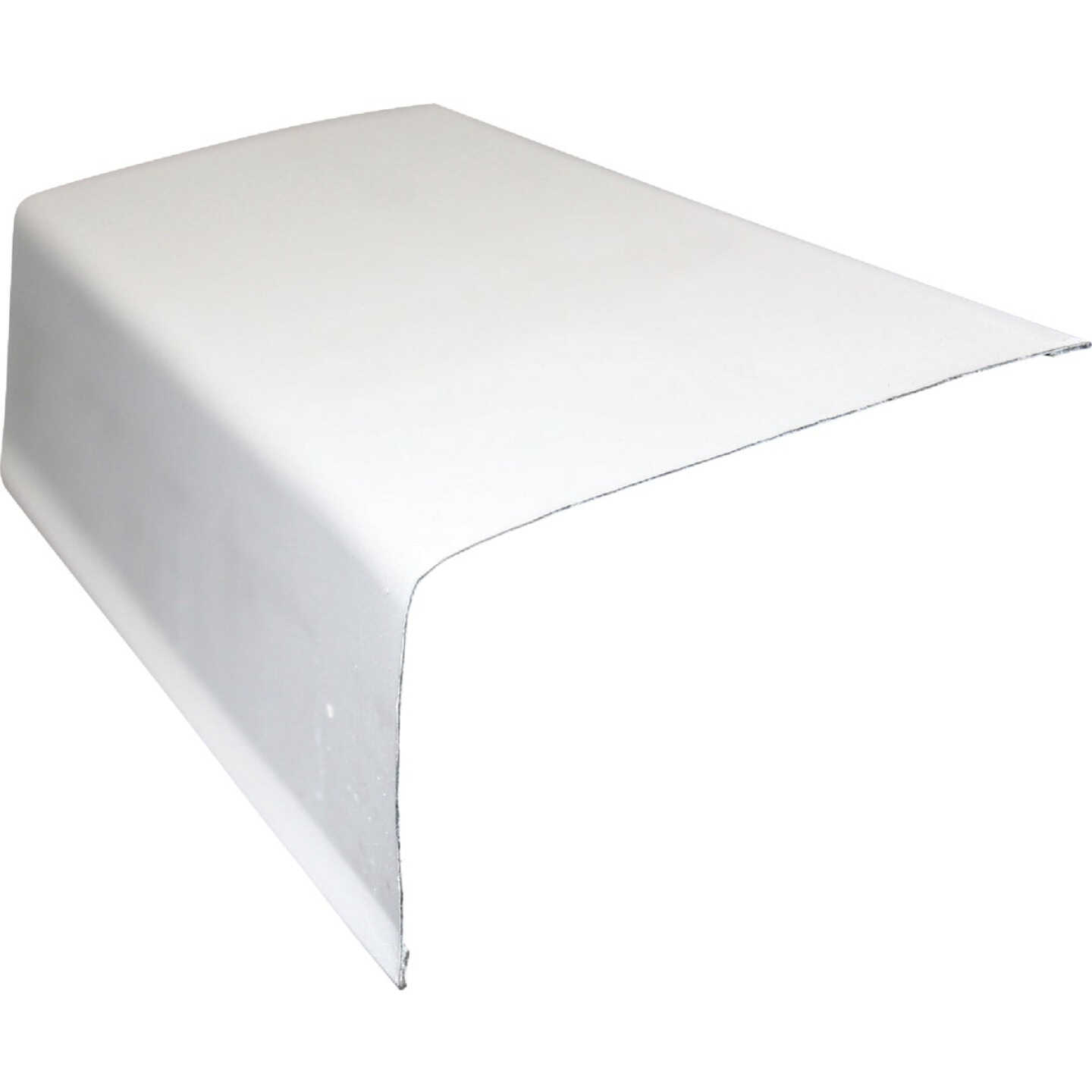Klauer 2 In. X 3 In. Galvanized Steel Gutter Apron Flashing with Hems, Brown Image 1