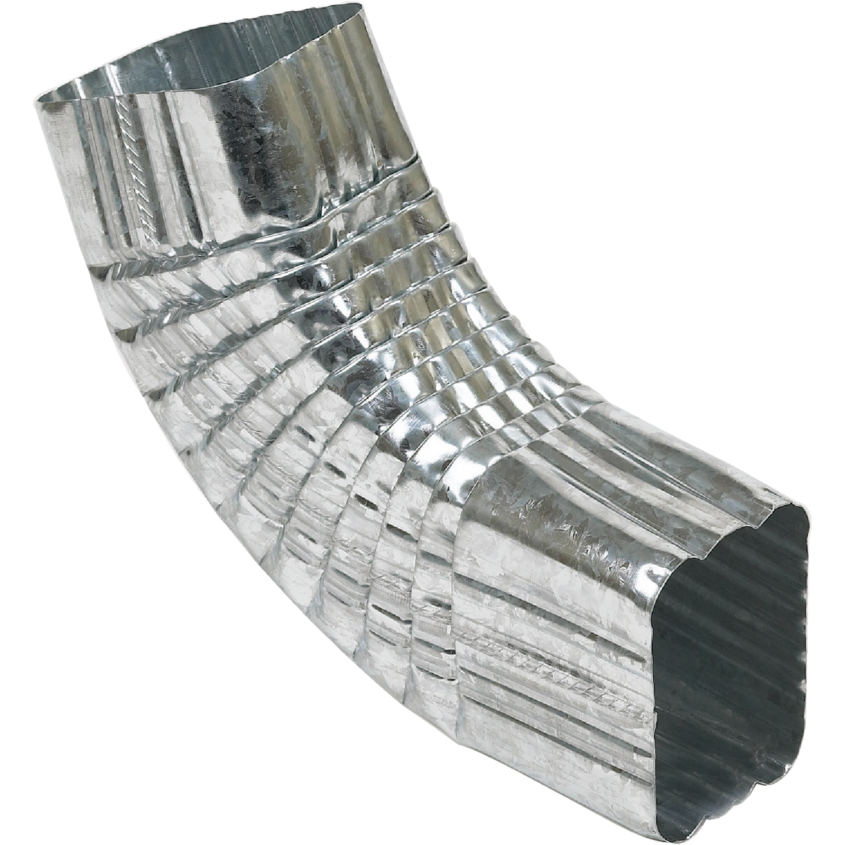 Amerimax 2 x 3 In. Galvanized Galvanized Side Downspout Elbow Image 1