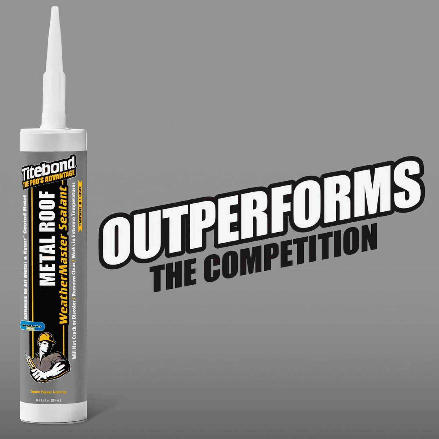 TiteBond Weathermaster 10 Oz. Green Metal Roof Sealant Image 2