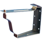 Amerimax K Style Galvanized Brown Snap-Lok Gutter Hanger Bracket Image 1
