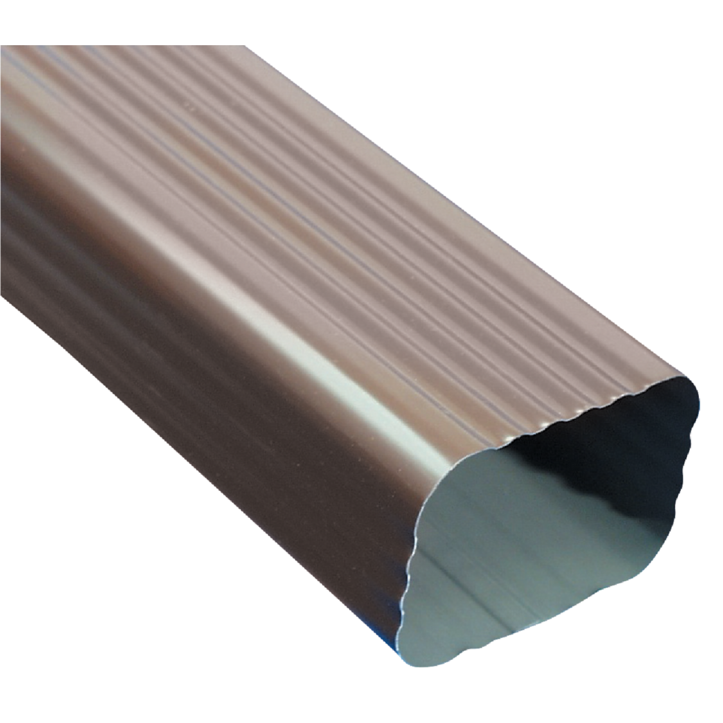 Amerimax 2 In. x 3 In. Brown Galvanized Downspout Image 1