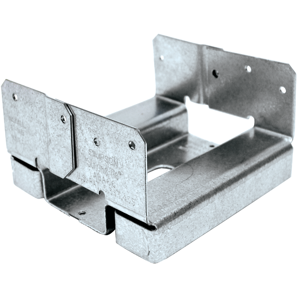 ABA ZMAX Galvanized Adjustable Standoff Post Base for 6x6