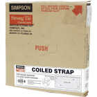 Simpson Strong-Tie 1-1/4 In. x 25 Ft. 22 ga Galvanized Steel Coiled Strapping Image 1