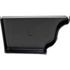 Spectra Metals 5 In. Aluminum Black Left Gutter End Cap Image 1
