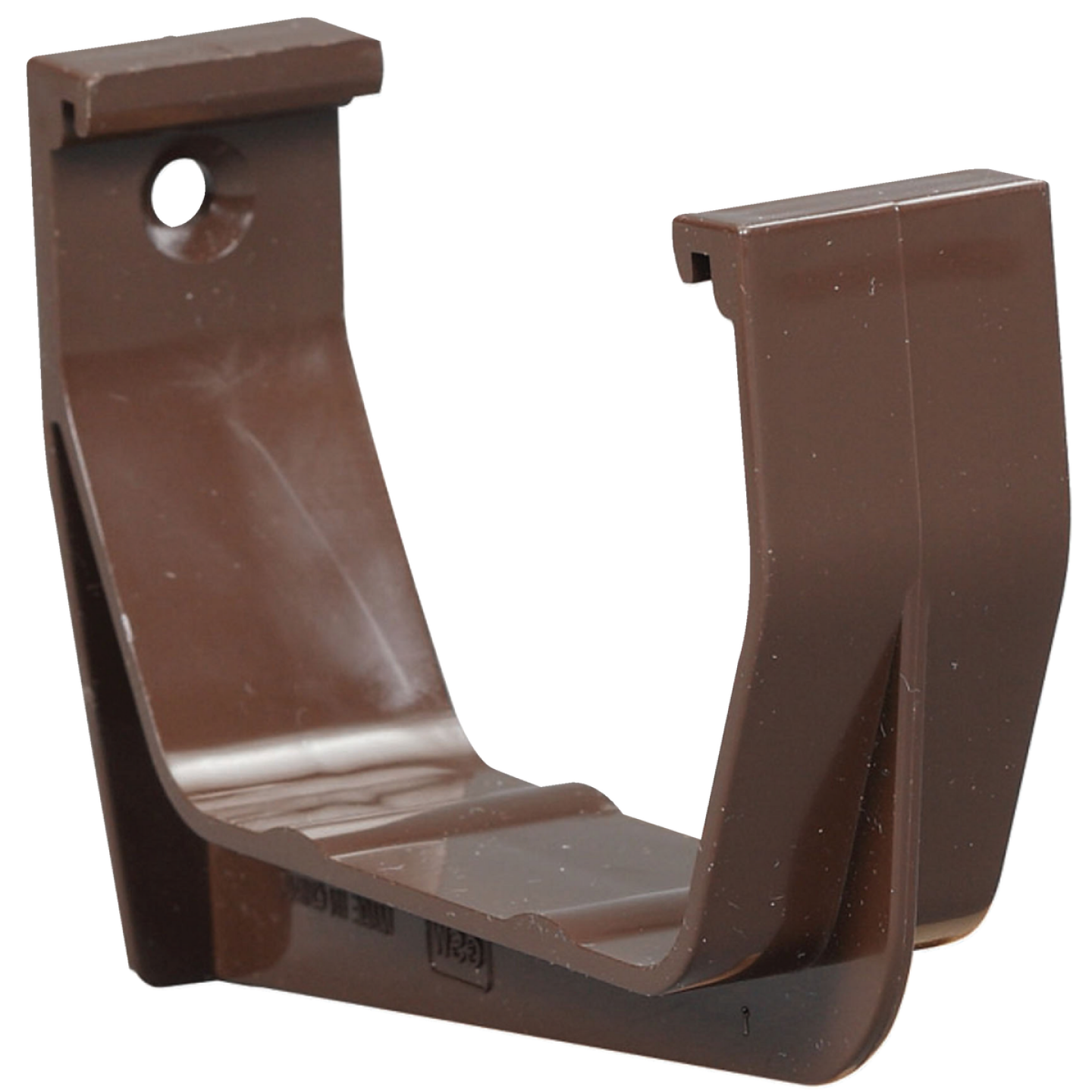 Amerimax 5 In. Contemporary Brown Vinyl Exterior Gutter Hook Image 1