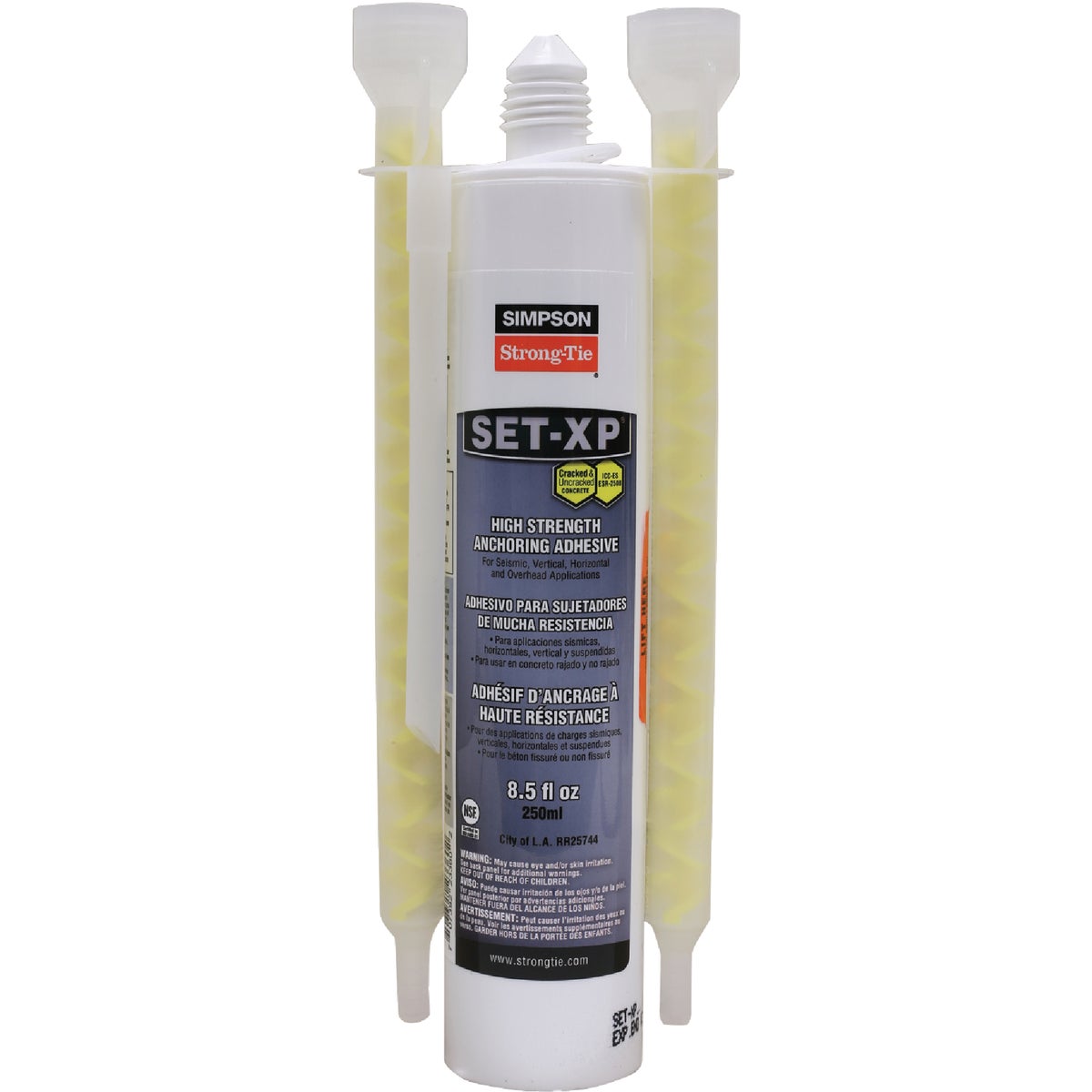 Simpson Strong Tie 8.5 Oz. High-Strength Epoxy Adhesive with Nozzle & Extension