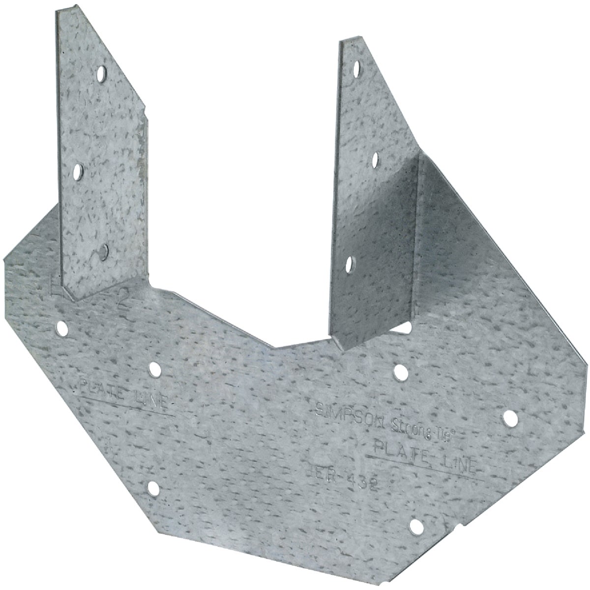 H10A-2 18-Gauge Galvanized Hurricane Tie