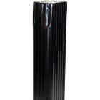 Spectra Metals 2 In. x 3 In. x 15 In. K-Style Black Aluminum Downspout Extension Image 2