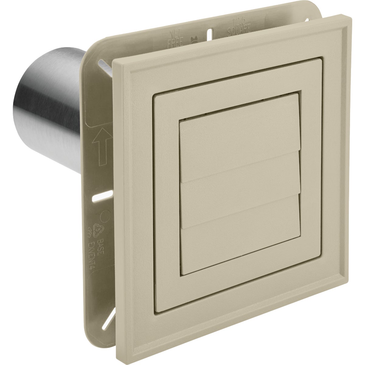 Ply Gem 7" x 7" Tan Vinyl Utility Vents