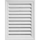 Ply Gem 18" x 24" Rectangular White Gable Attic Vent Image 1