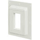 Builders Edge Sturdimount 6" x 8-1/2" Trim White/Paintable Fiber Cement Mounting Blocks Image 1
