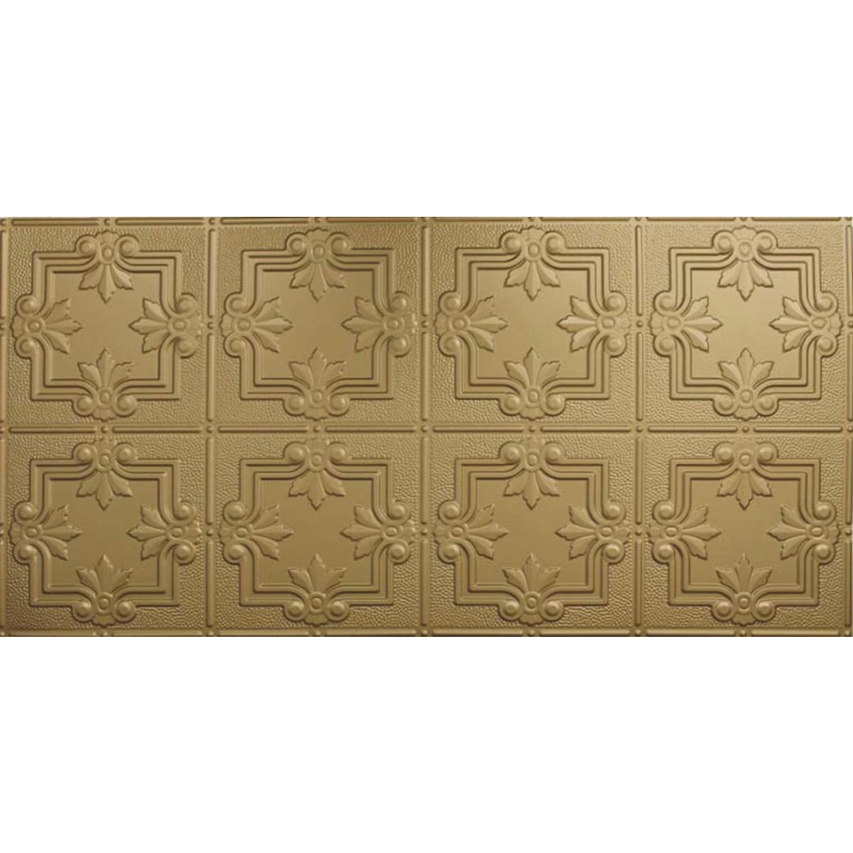 2X4 BRASS TIN-LOOK PANEL