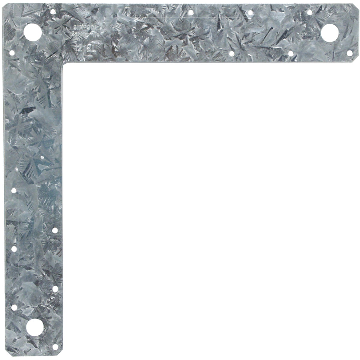 Simpson Strong-Tie 12 In. L x 12 In. H x 2 In. W 14 ga Steel L Strap Tie