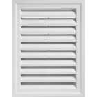 Ply Gem 24" x 30" Rectangular White Gable Attic Vent Image 1