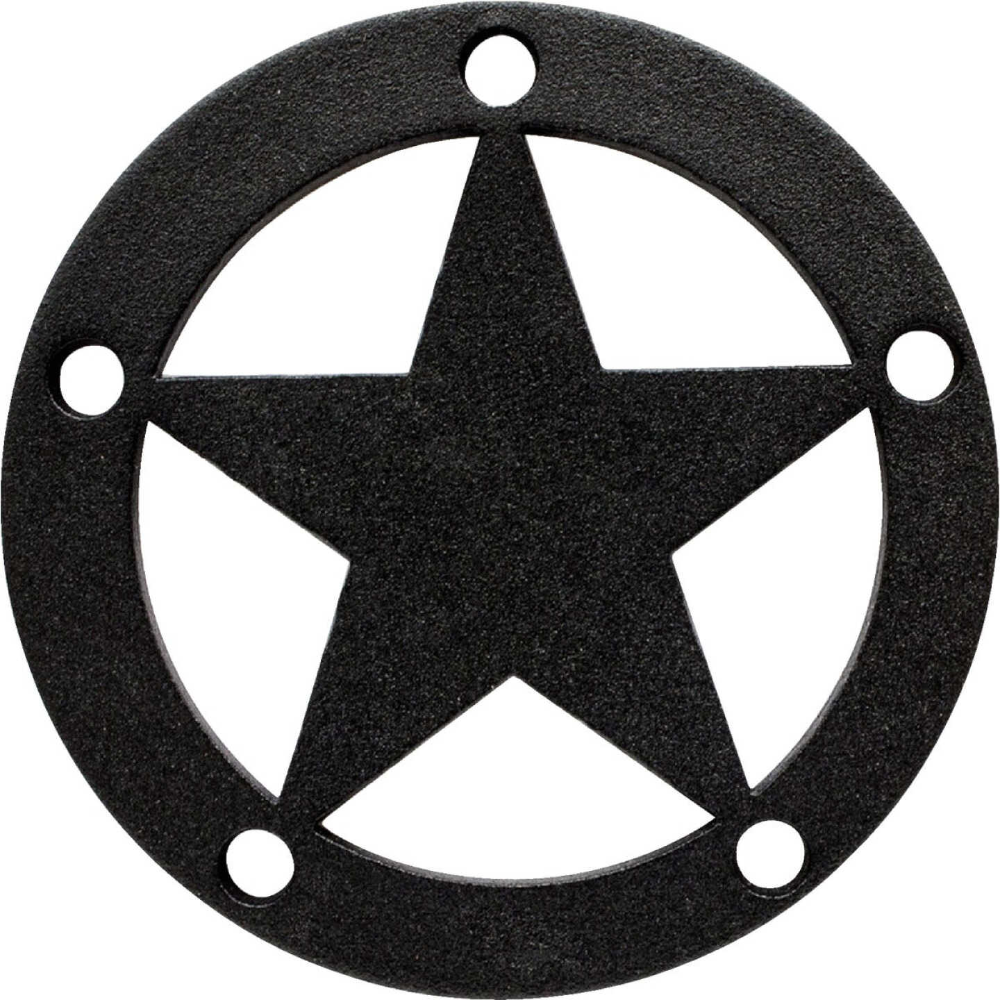 Outdoor Accents Mission Collection ZMAX, Black Powder-Coated Decorative Star Image 1