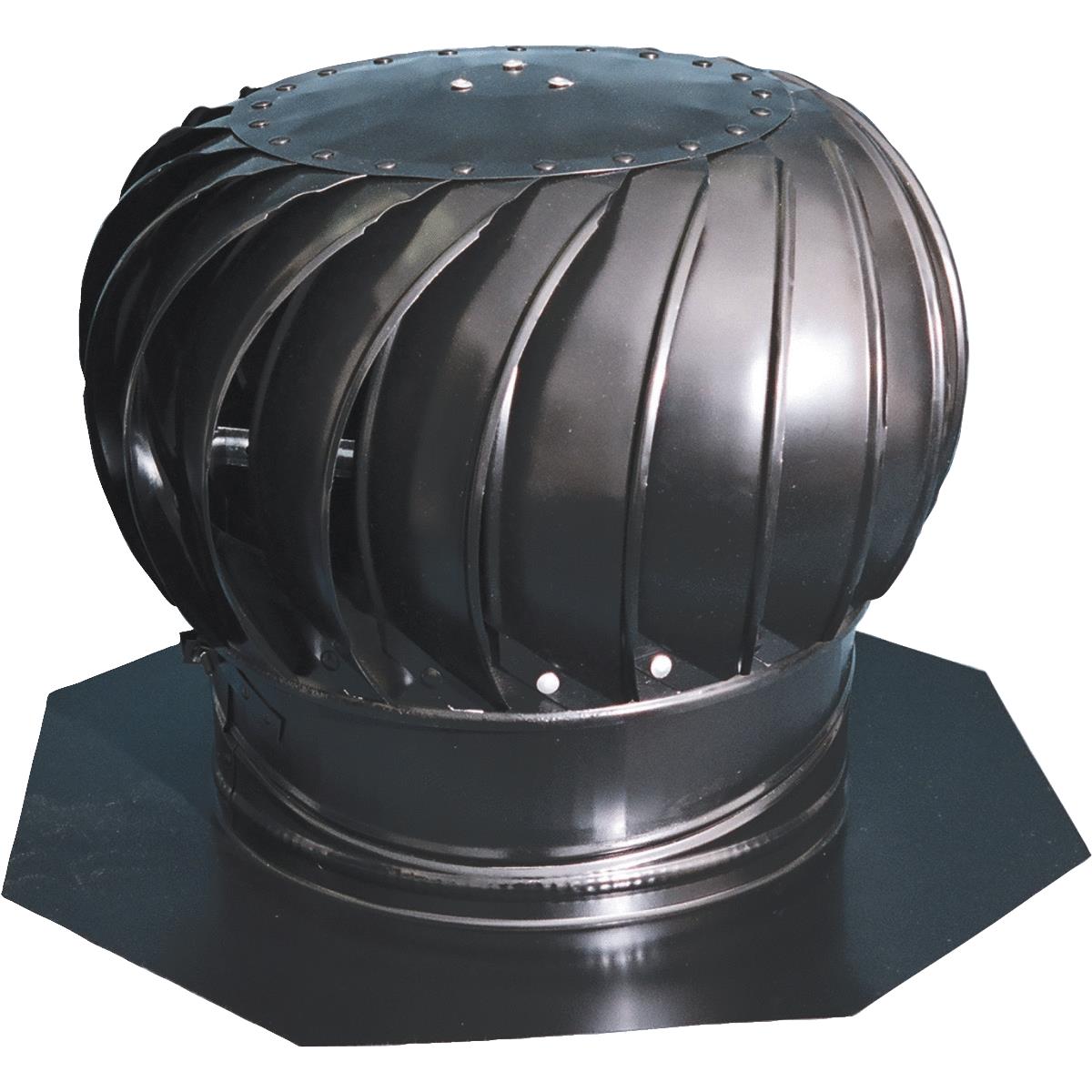 12" BLACK ALUM TURBINE