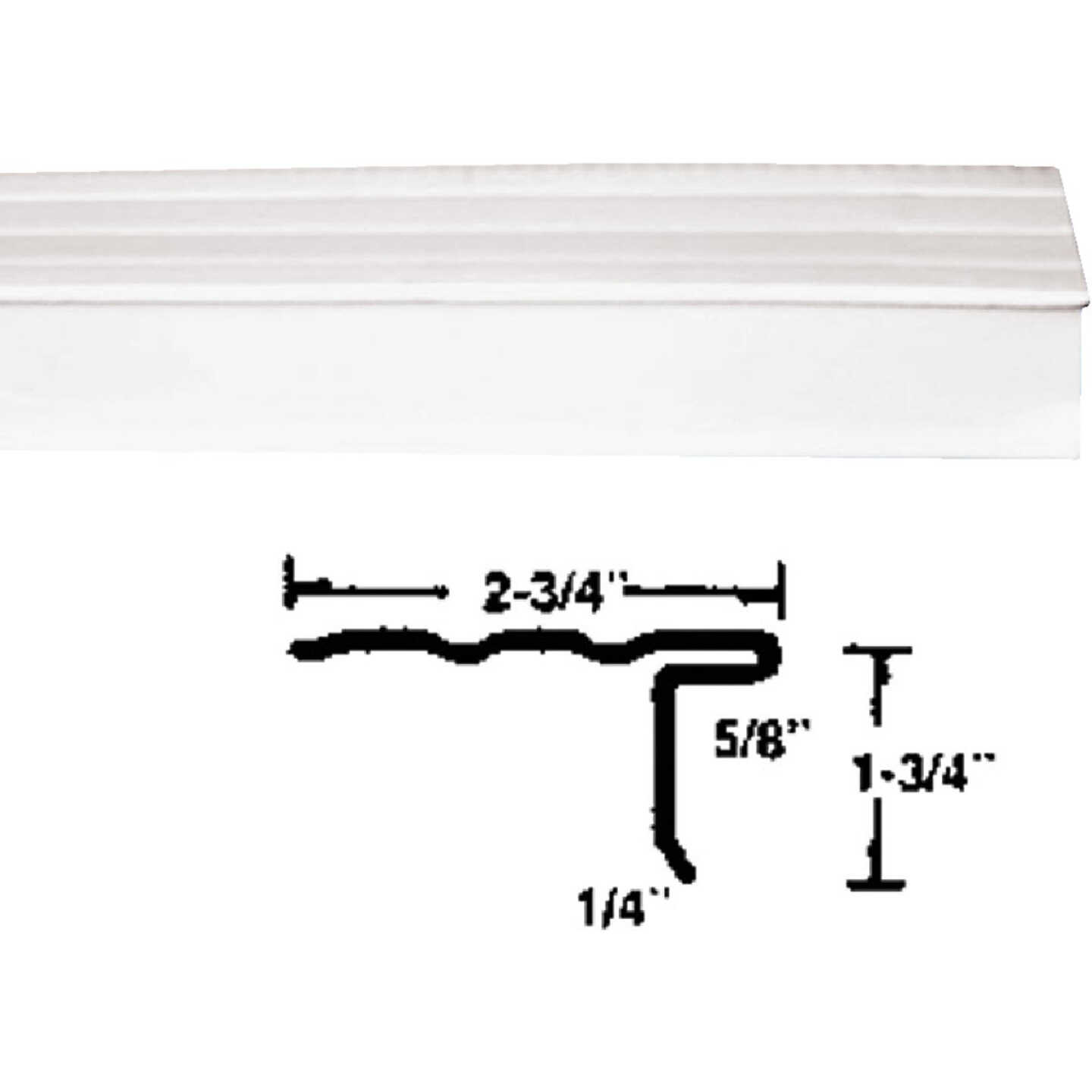 Klauer LL6 Roof Edge Flashing, White Image 1