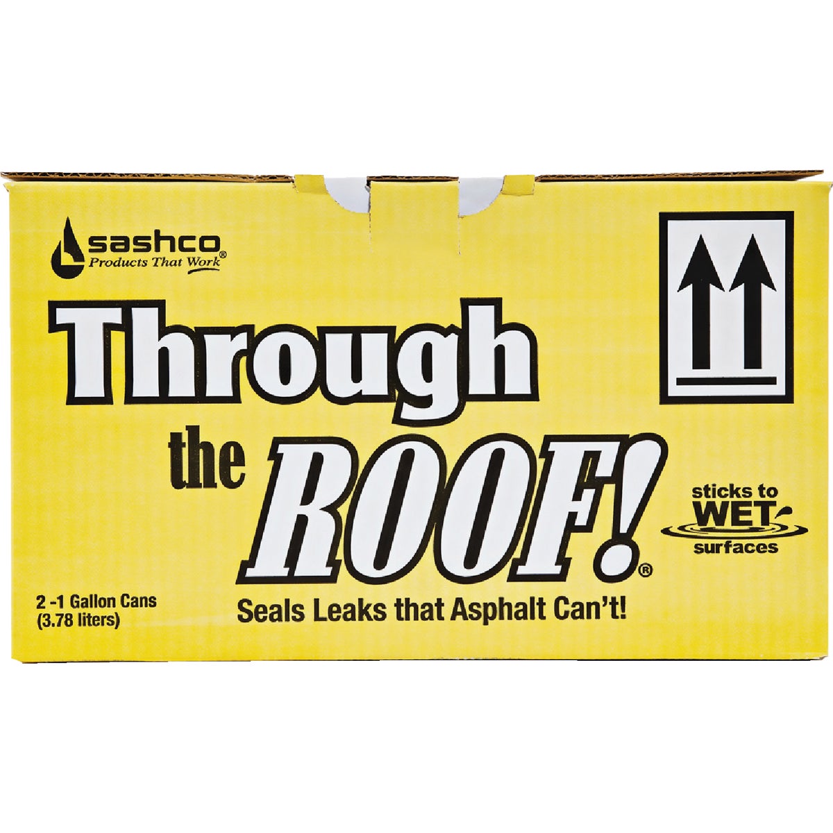 Through the Roof! 1 Gal. Clear Cement & Patching Sealant Image 6