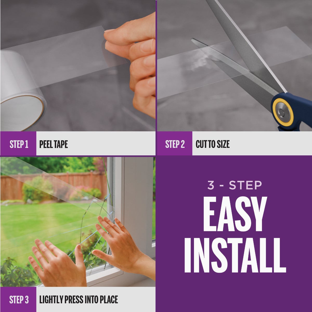 M-D Building Products 100 Ft. Transparent Weatherseal Tape for Windows & Vents Image 8