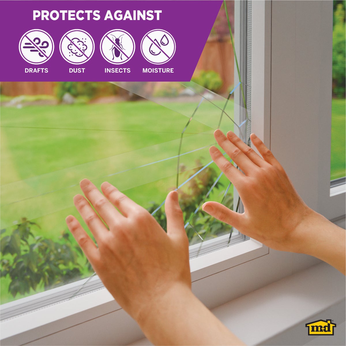 M-D Building Products 100 Ft. Transparent Weatherseal Tape for Windows & Vents Image 7