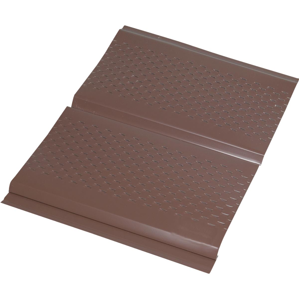 12" BRN F/V ALUM SOFFIT