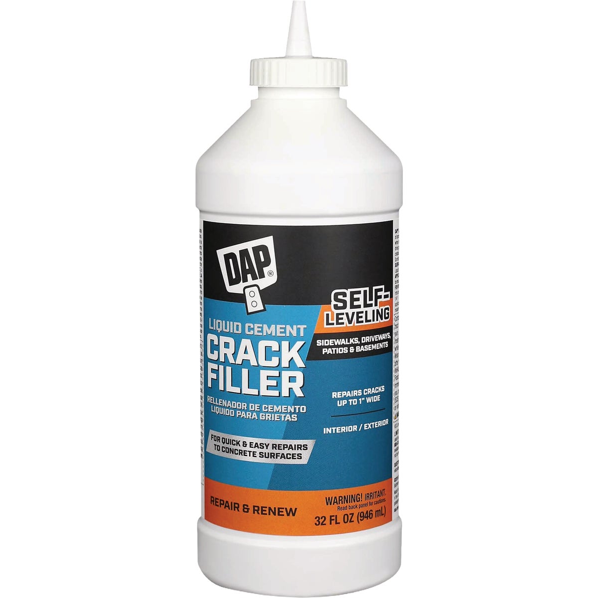 Dap Ready-to-Use 1 Qt. Gray Liquid Cement Crack Filler Image 1