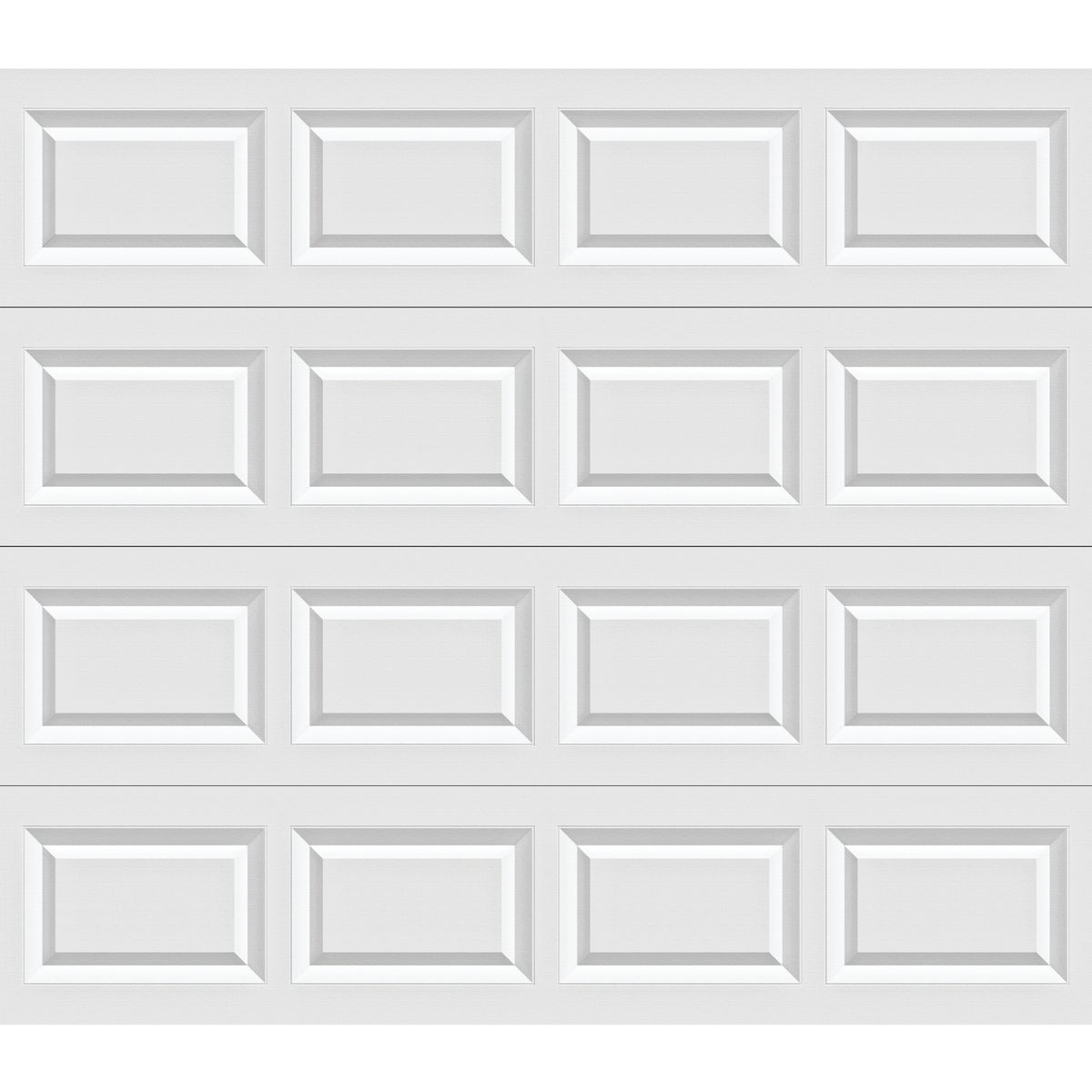 Holmes Bronze Series 9 Ft. W x 7 Ft. H White Steel Garage Door with Extension Springs