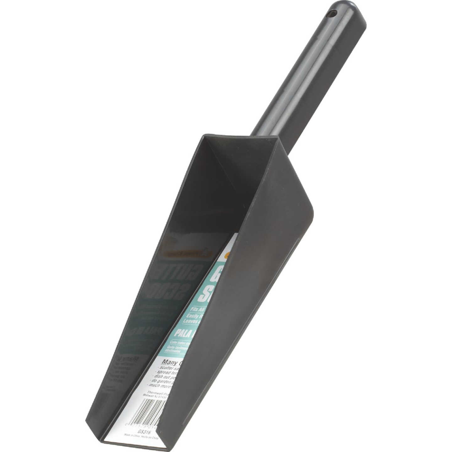 Frost King Polypropylene Black Gutter Scoop Image 1
