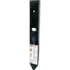 Simpson Strong-Tie Steel Black Powder-Coated Fence Post Mender Image 1