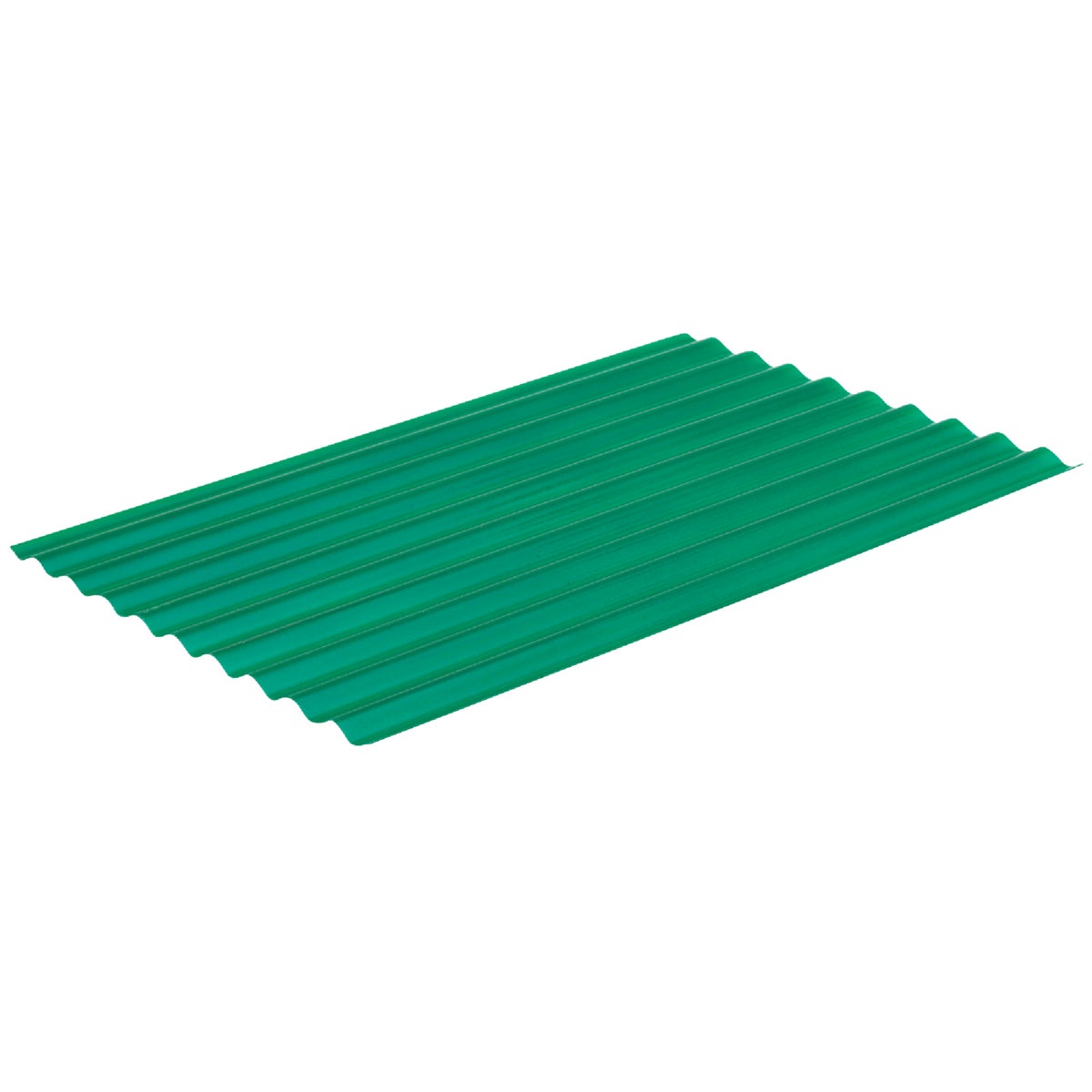 Sequentia Super600 26 In. x 10 Ft. Hunter Green Fiberglass Corrugated Panels