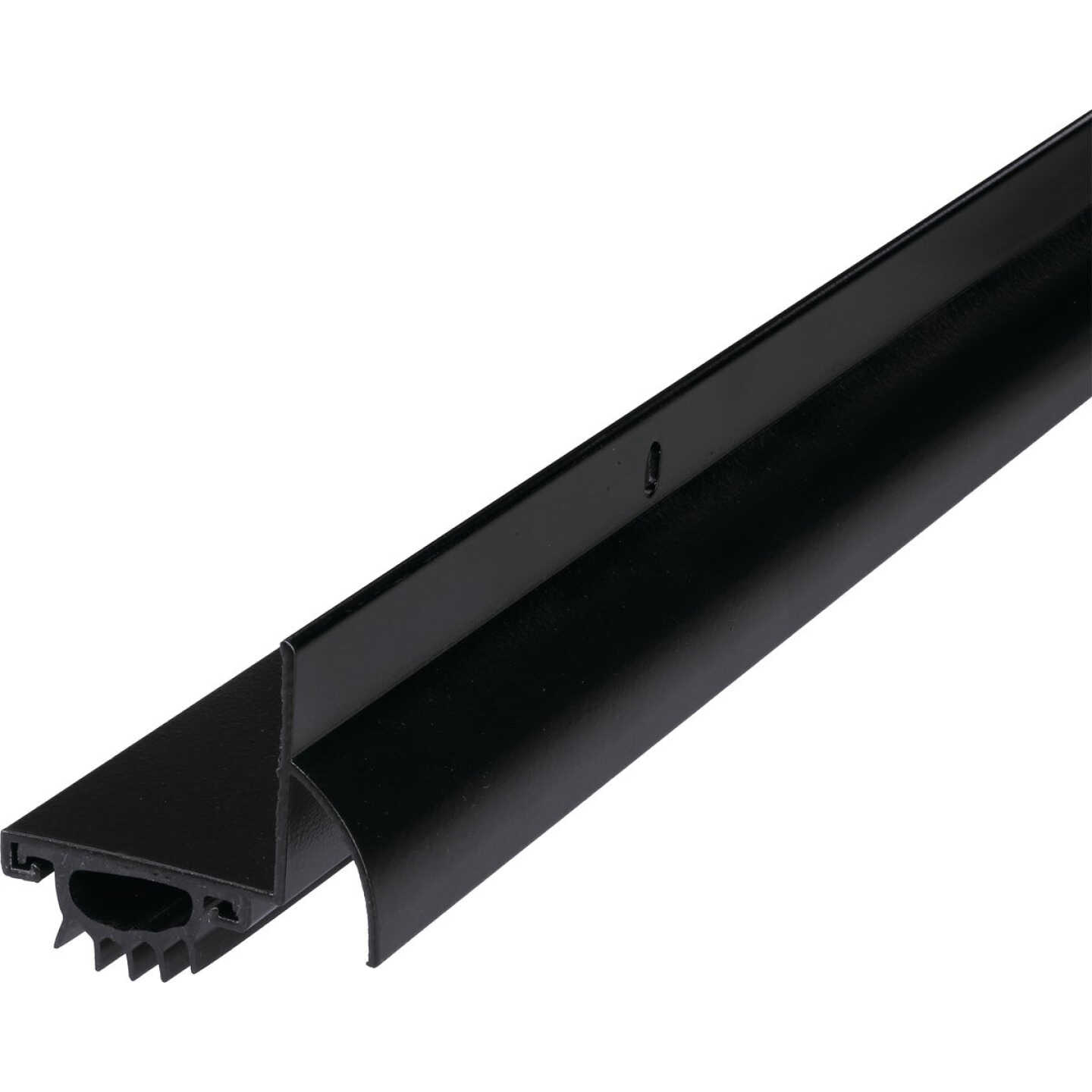 M-D Building Products 1.75 In. W. x 1.625 In. H. x 36 In. L. Aluminum Black Door Bottom Image 1