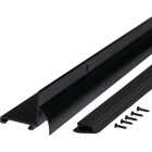 M-D Building Products 1.75 In. W. x 1.625 In. H. x 36 In. L. Aluminum Black Door Bottom Image 6