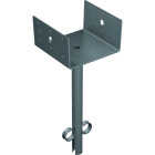 Simpson Strong-Tie 4 In. x 4 In. 12ga Hot-Dipped Galvanized Elevated Post Base Image 1