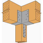 Simpson Strong-Tie ECCLLQ L-Shape End Column Cap for 6x Beam, 6x Post with Strong-Drive SDS Screws, Skewed Left Image 2