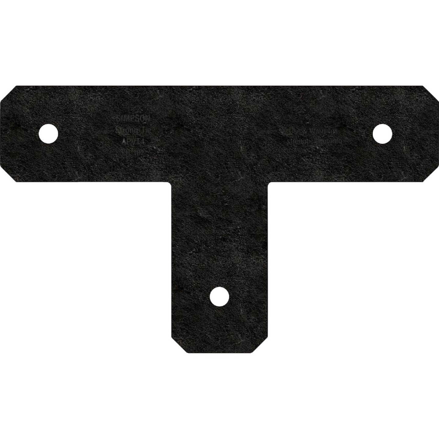 Simpson Strong-Tie Outdoor Accents Avant Collection ZMAX 4X4 Black T Strap Image 1
