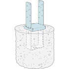 Simpson Strong-Tie ZMAX 4 In. x 6 In. 12 ga Standoff Column Base Image 3