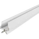 M-D Building Products CINCH 1.375 In. W. x 2.125 In. H. x 32 In. L. Vinyl & Rubber White Door Bottom Image 1