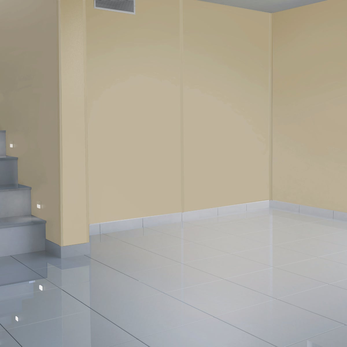 Palram Palclad 8 Ft. Almond PVC J End Cap Profile Image 2