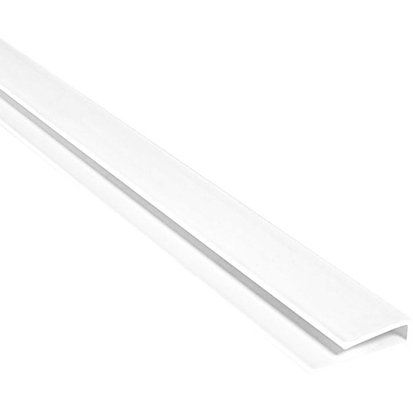 Palram Palclad Pro 10 Ft. J End Cap Profile/Moulding, White Image 1