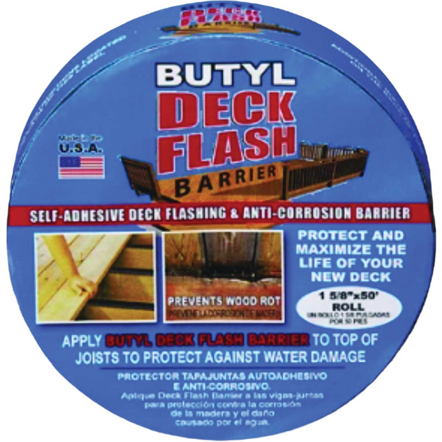Butyl Deck Flash Barrier 1-5/8 In. x 50 Ft. Roll Image 1