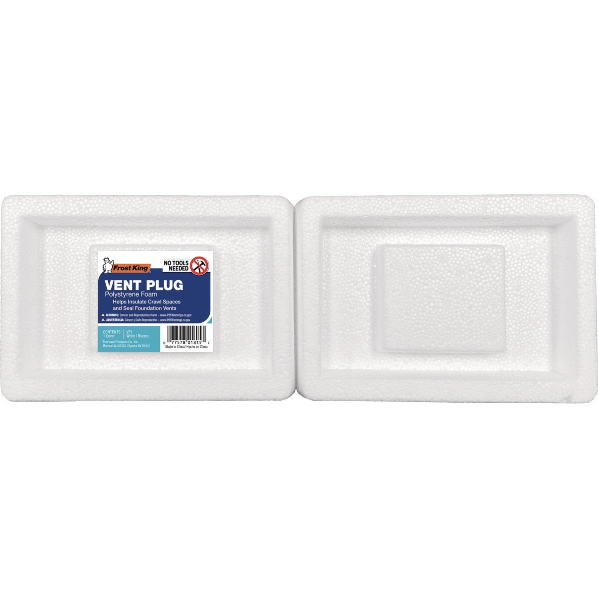 Frost King 5.5 In. x 7.75 In. Small Foundation Vent Foam Plug
