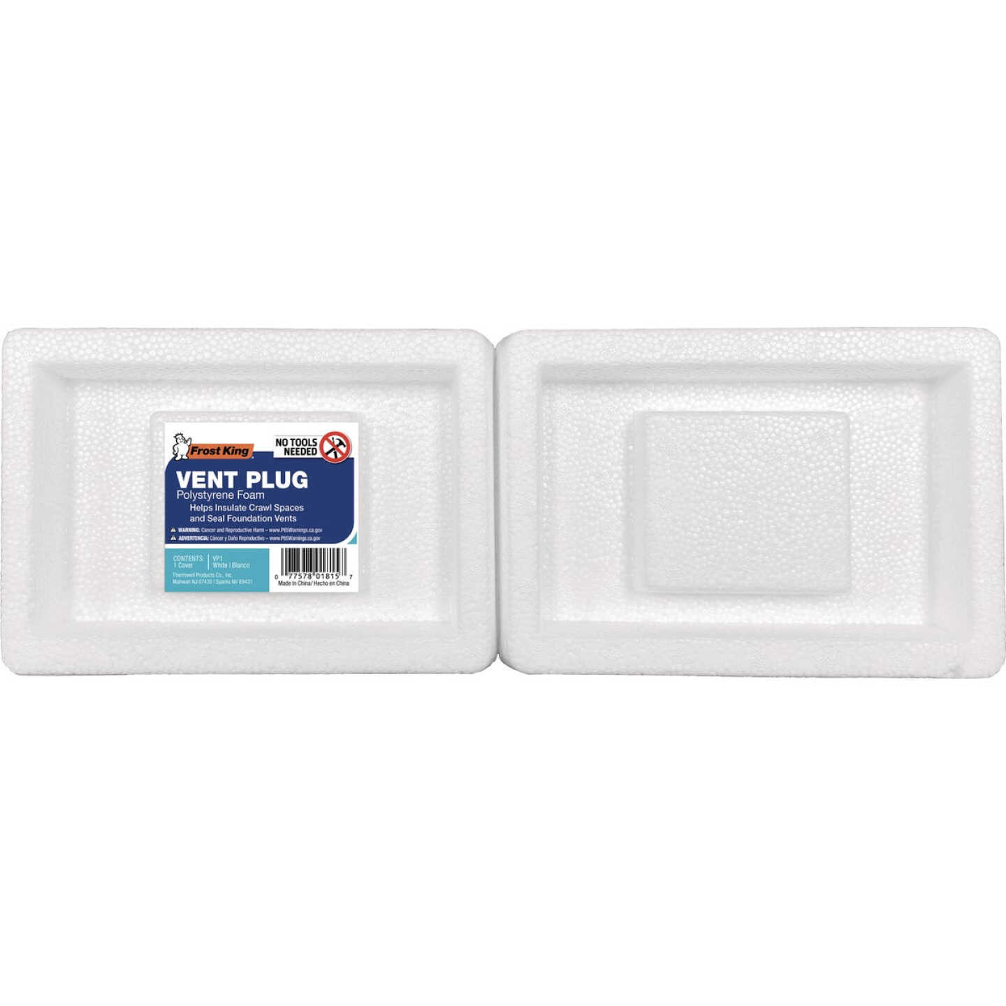 Frost King 5.5 In. x 7.75 In. Small Foundation Vent Foam Plug Image 1