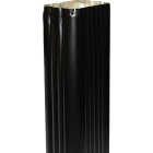 Spectra Metals 3 In. x 4 In. x 15 In. K-Style Black Aluminum Downspout Extension Image 2