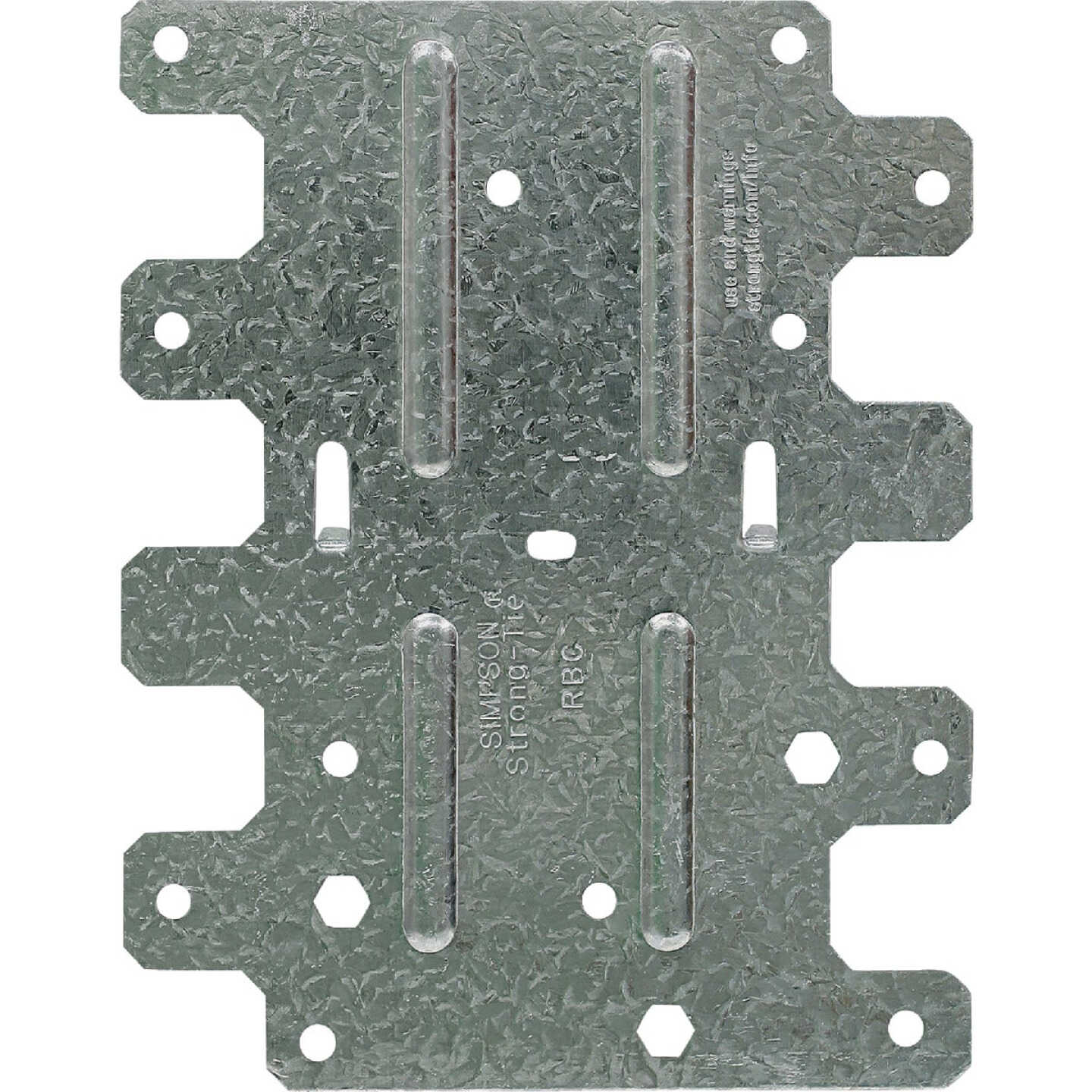 RBC 4-1/2 in. x 5-3/4 in. Galvanized Roof Boundary Clip Image 1