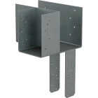 Simpson Strong-Tie ECCLRQ L-Shape End Column Cap for 6x Beam, 6x Post with Strong-Drive SDS Screws, Skewed Right Image 1