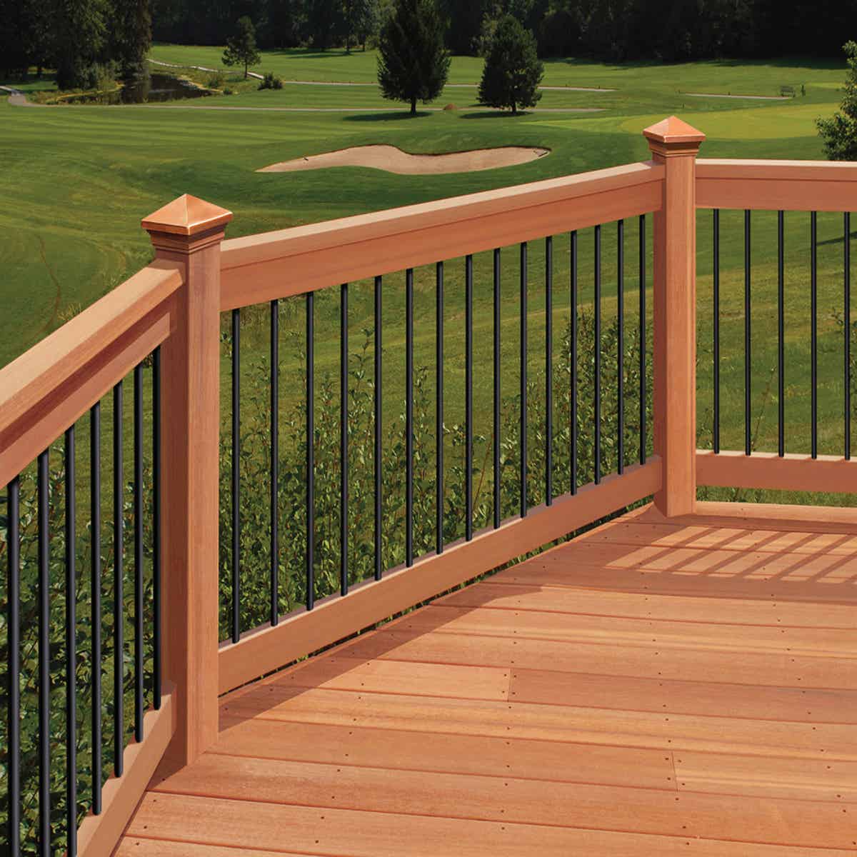 Deckorators 32 In. Black Aluminum Classic Baluster (10-Pack) Image 2