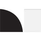 Royal 3/4 In. W. x 3/4 In. H. x 144 In. L. White PVC Quarter Round Molding Image 1