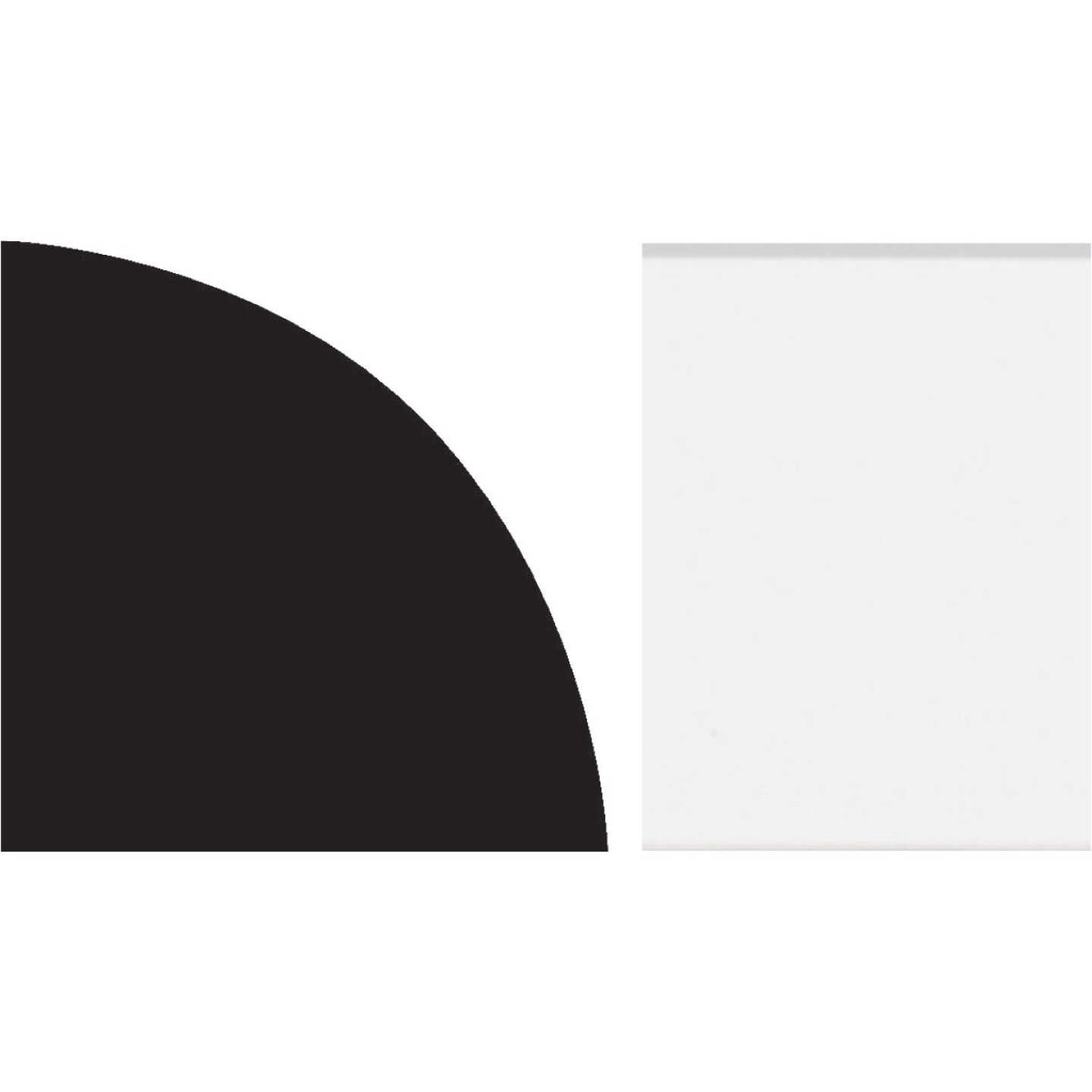 Royal 3/4 In. W. x 3/4 In. H. x 144 In. L. White PVC Quarter Round Molding Image 1