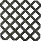Deckorators 4 Ft. W x 8 Ft. L x 1/8 In. Thick Black Vinyl Lattice Panel Image 1